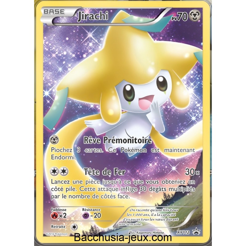 Carte Jirachi XY112 Collection pokémon fabuleux