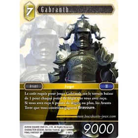 Carte FF02 Gabranth 2-081L