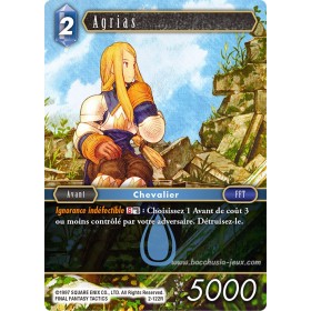 Carte FF02 Agrias 2-122R