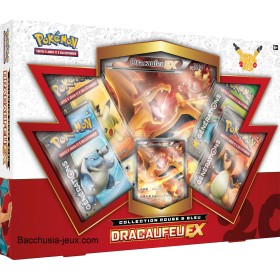 Pokémon Coffret Dracaufeu EX, collection rouge et bleu