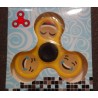 Hand Spinner Smiley / Emoticone Phosphorescent Jaune