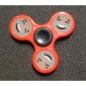 Hand Spinner Smiley / Emoticone Phosphorescent Rouge