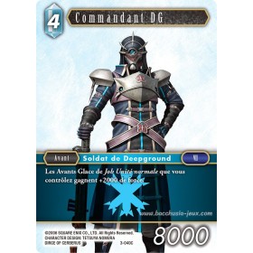 Carte FF03 Commandant DG 3-040C