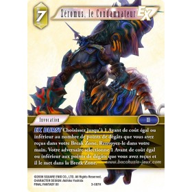 Carte FF03 Zeromus, le Condamnateur 3-087H