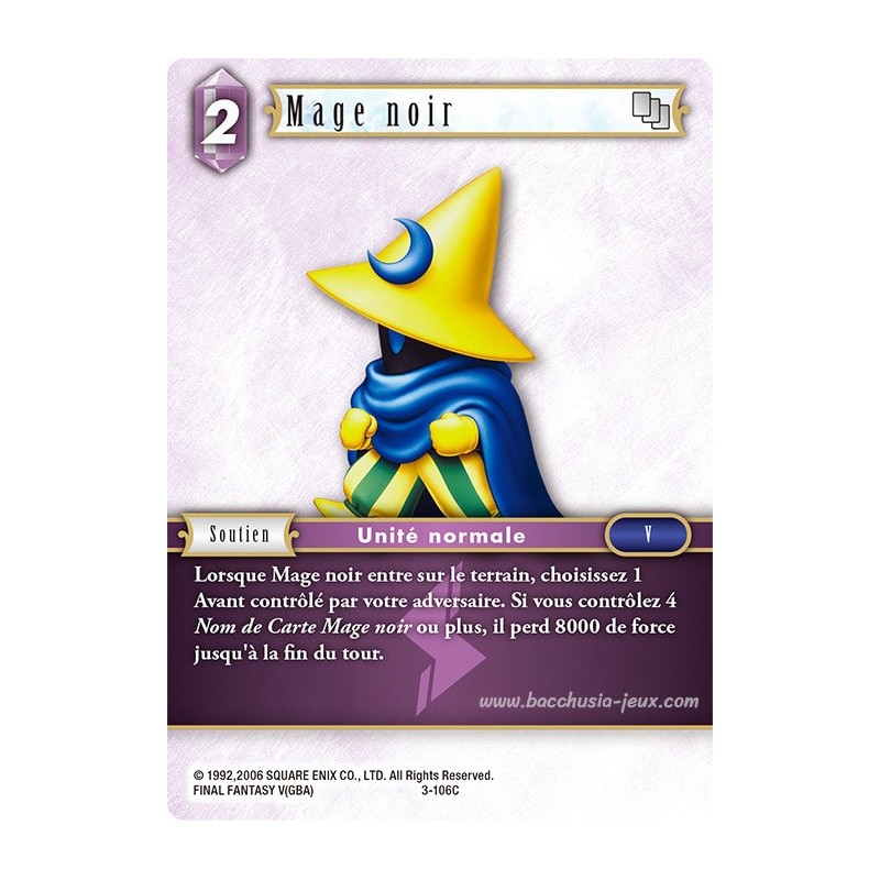 Mage Noir 3-106C (Final Fantasy)