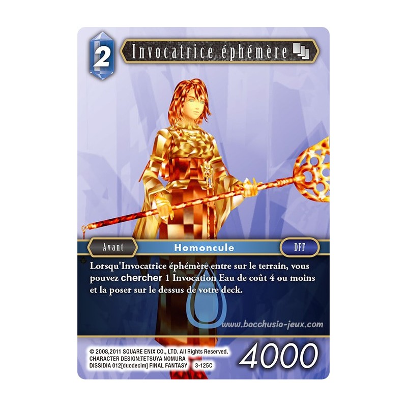 Invocatrice ephemere 3-125C (Final Fantasy)