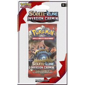 Pokemon Booster sous blister SL4 Invasion Carmin