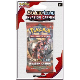 Pokemon Booster sous blister SL4 Invasion Carmin