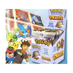 Pokemon Stickers x10 en anglais