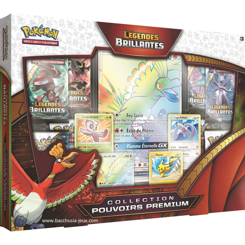 Pokemon Coffret Légendes Brillantes SL3.5 Ho Oh GX - Collection Pouvoirs Premium Pokemon Coffret Légendes Brillantes SL3.5 Ho Oh GX - Collection Pouvoirs Premium