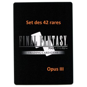 Final Fantasy Opus III Set des 42 rares