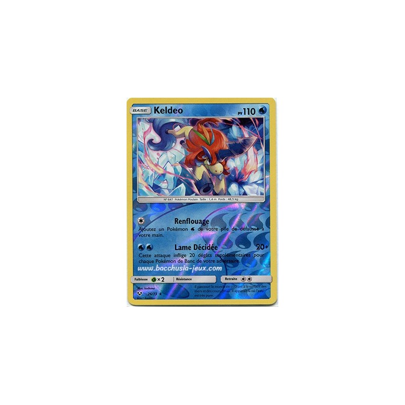 Keldeo Reverse SL3.5 26/73 (Pokemon)