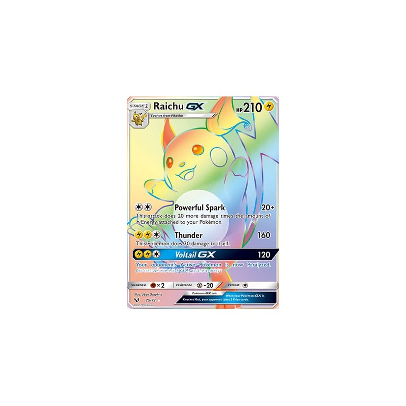 Raichu GX Secrete SL3.5 75/73 (Pokemon)