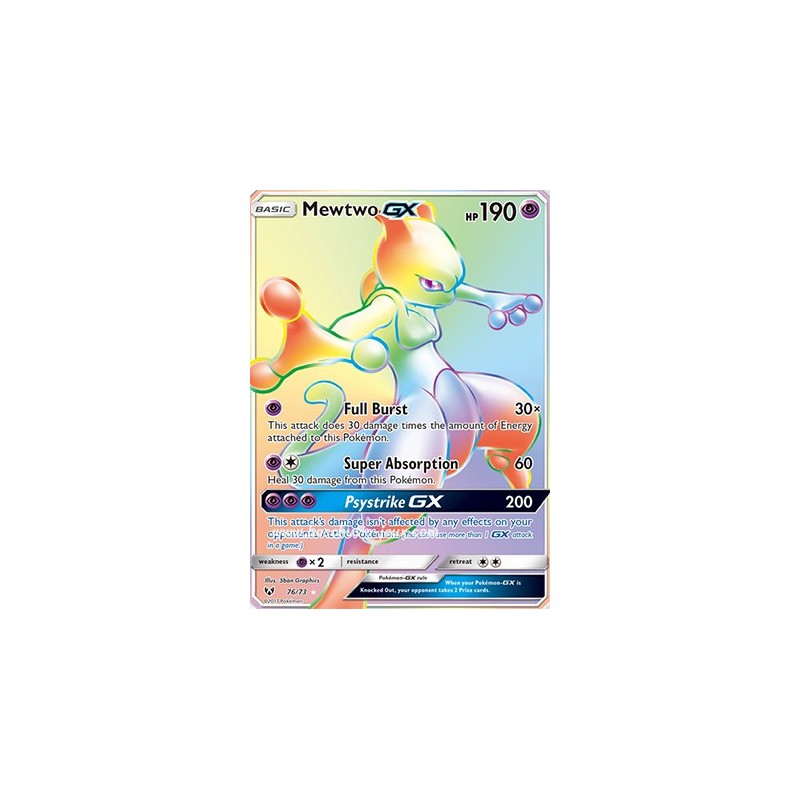 Mewtwo GX Secrete SL3.5 76/73 (Pokemon)