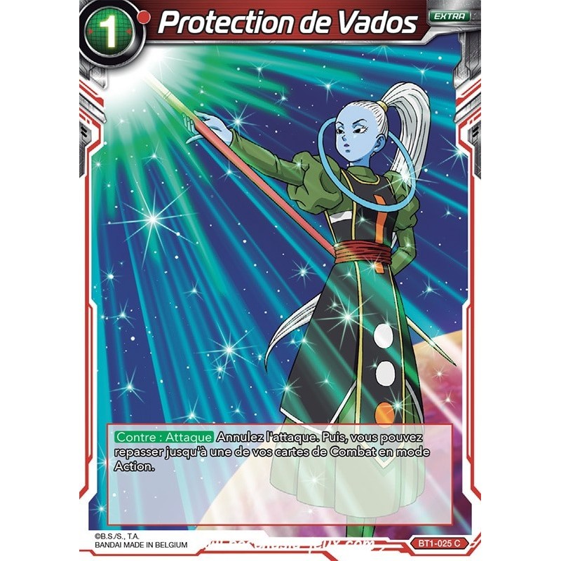 Protection de Vados BT1-025 C / Dragon Ball Super, Série B01 : Galactic Battle Protection de Vados BT1-025 C / Dragon Ball Super, Série B01 : Galactic Battle