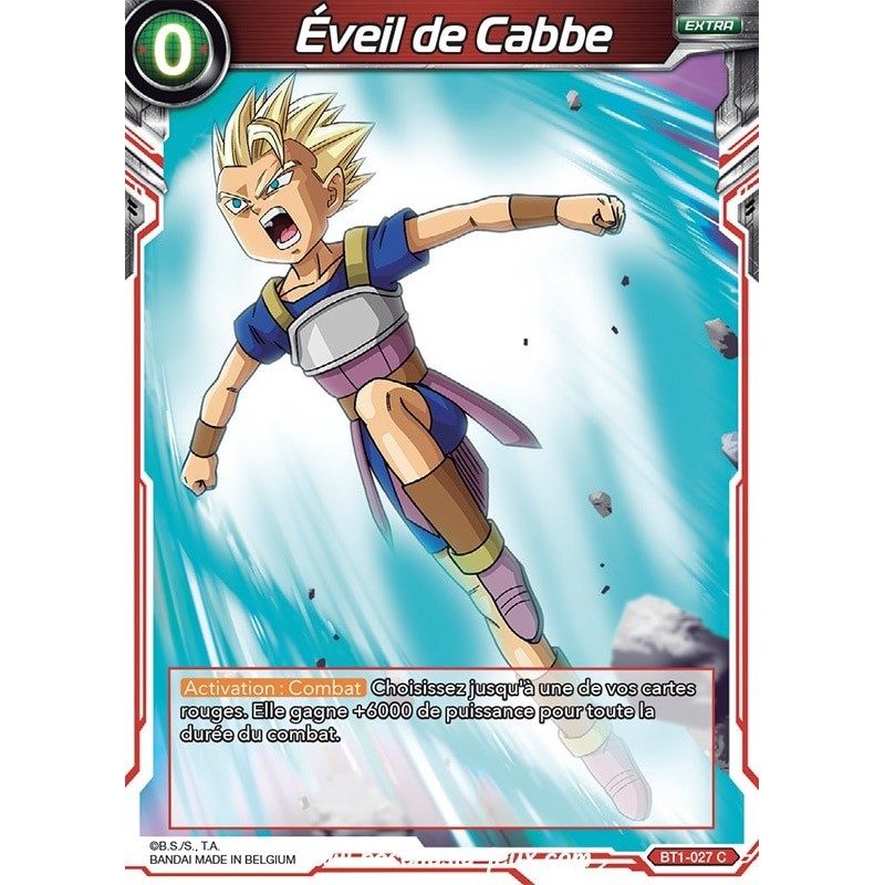 Eveil de Cabbe BT1-027 C / Dragon Ball Super, Série B01 : Galactic Battle