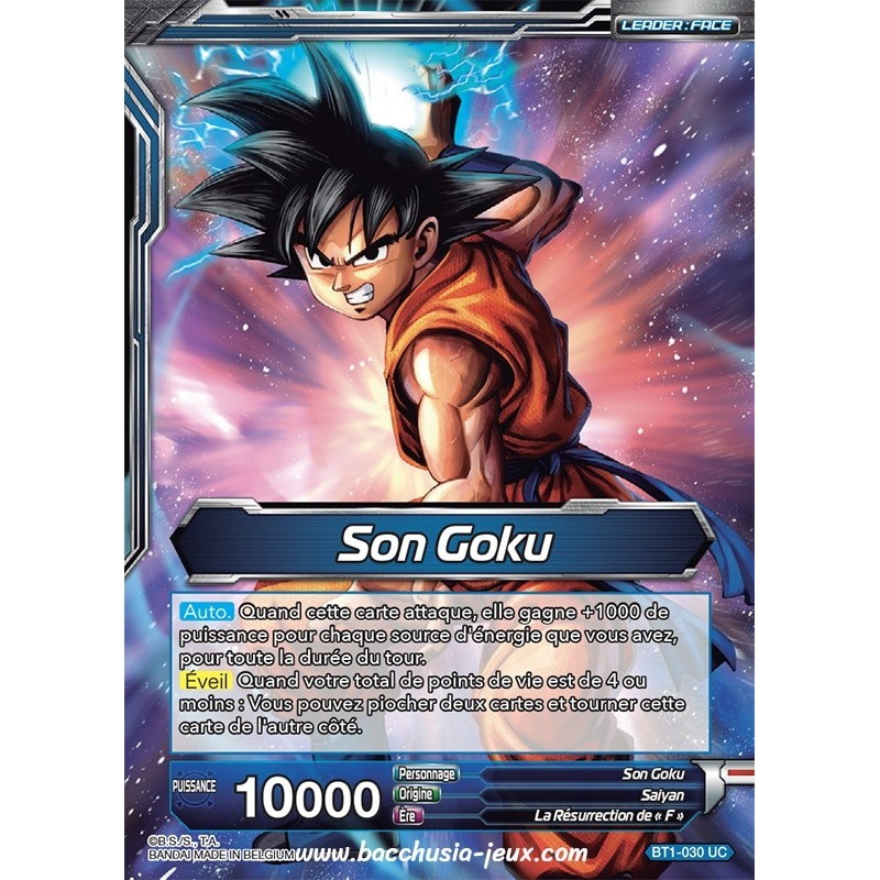 Son Goku // Son Goku Super Saiyan Bleu BT1-030 UC / Dragon Ball Super, Série B01 : Galactic Battle