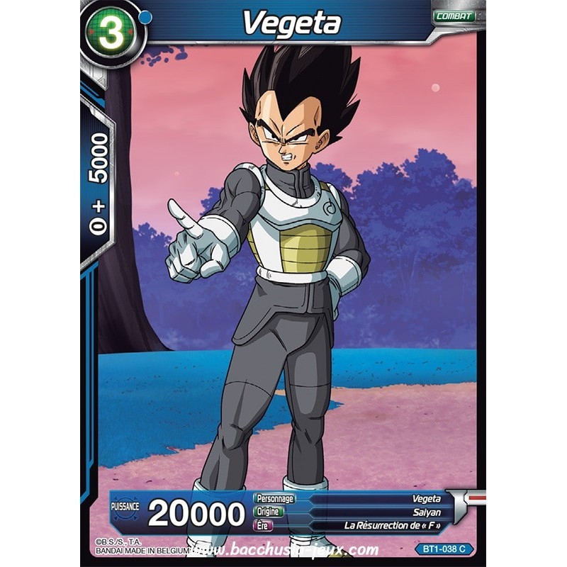 Vegeta BT1-038 C / Dragon Ball Super, Série B01 : Galactic Battle Vegeta BT1-038 C / Dragon Ball Super, Série B01 : Galactic Battle