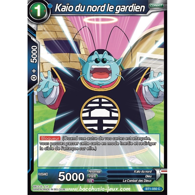 Kaio du nord le gardien BT1-050 C / Dragon Ball Super, Série B01 : Galactic Battle