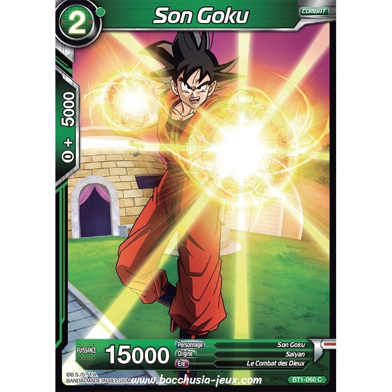 Son Goku BT1-060 C / Dragon Ball Super, Série B01 : Galactic Battle