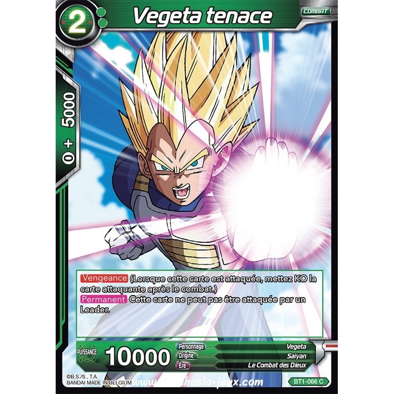 Vegeta tenace BT1-066 C / Dragon Ball Super, Série B01 : Galactic Battle Vegeta tenace BT1-066 C / Dragon Ball Super, Série B01 : Galactic Battle
