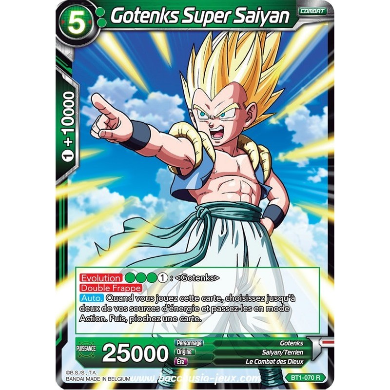 Gotenks Super Saiyan BT1-070 R / Dragon Ball Super, Série B01 : Galactic Battle Gotenks Super Saiyan BT1-070 R / Dragon Ball Super, Série B01 : Galactic Battle
