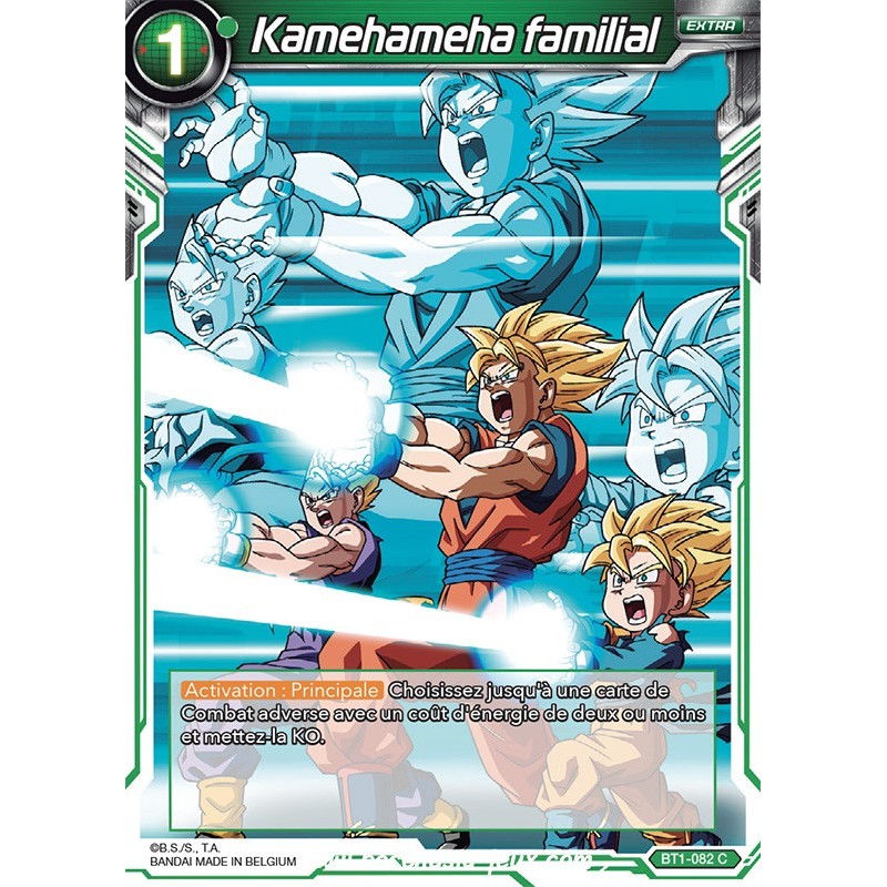 Kamehameha familial BT1-082 C / Dragon Ball Super, Série B01 : Galactic Battle Kamehameha familial BT1-082 C / Dragon Ball Super, Série B01 : Galactic Battle