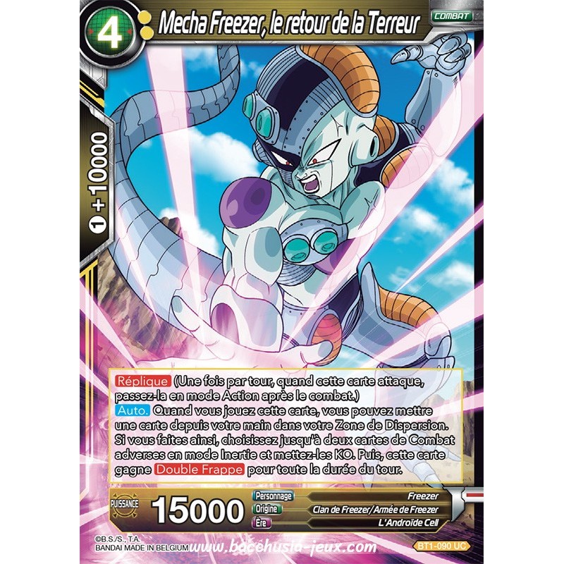 Mecha Freezer, le retour de la Terreur BT1-090 UC / Dragon Ball Super, Série B01 : Galactic Battle Mecha Freezer, le retour de la Terreur BT1-090 UC / Dragon Ball Super, Série B01 : Galactic Battle