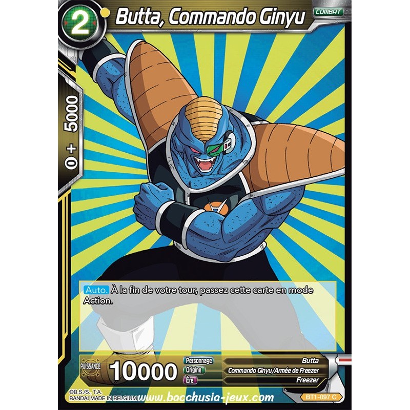 Butta, Commando Ginyu BT1-097 C / Dragon Ball Super, Série B01 : Galactic Battle