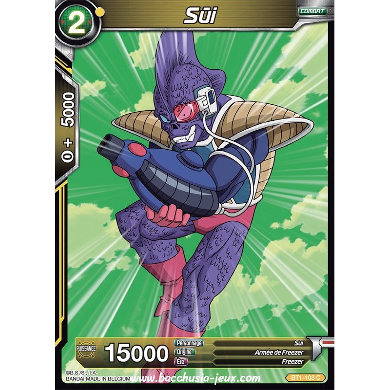 Sui BT1-103 C / Dragon Ball Super, Série B01 : Galactic Battle