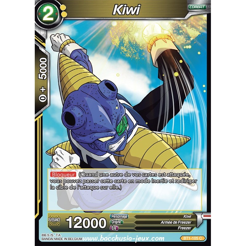 Kiwi BT1-105 C / Dragon Ball Super, Série B01 : Galactic Battle Kiwi BT1-105 C / Dragon Ball Super, Série B01 : Galactic Battle