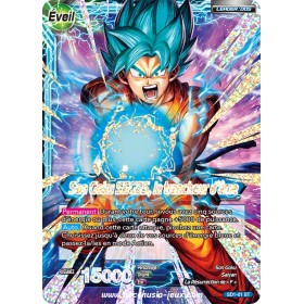 Son Goku Super Saiyan divin // Son Goku SSGSS, le trancheur d'ame SD1-01 ST