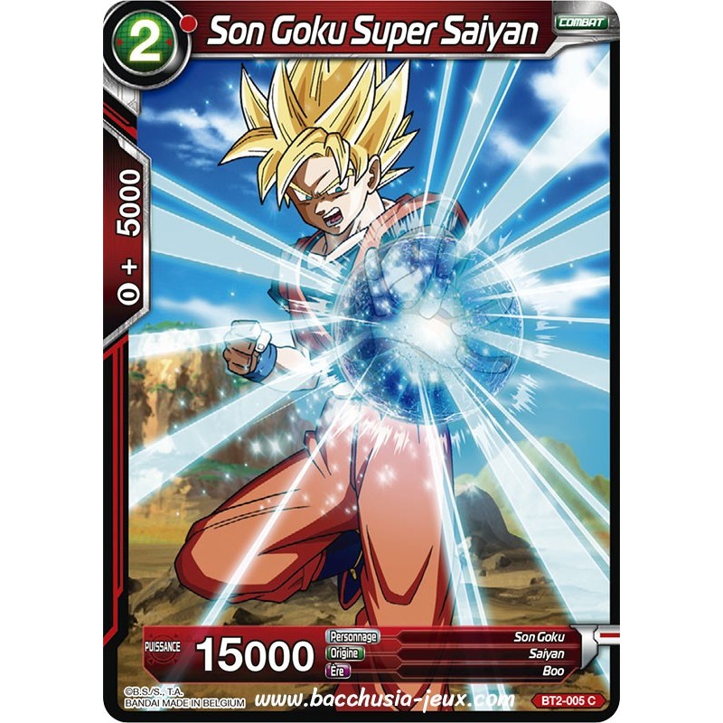 Son Goku Super Saiyan BT2_005 C / Dragon Ball Super, Série B02 : Union Force