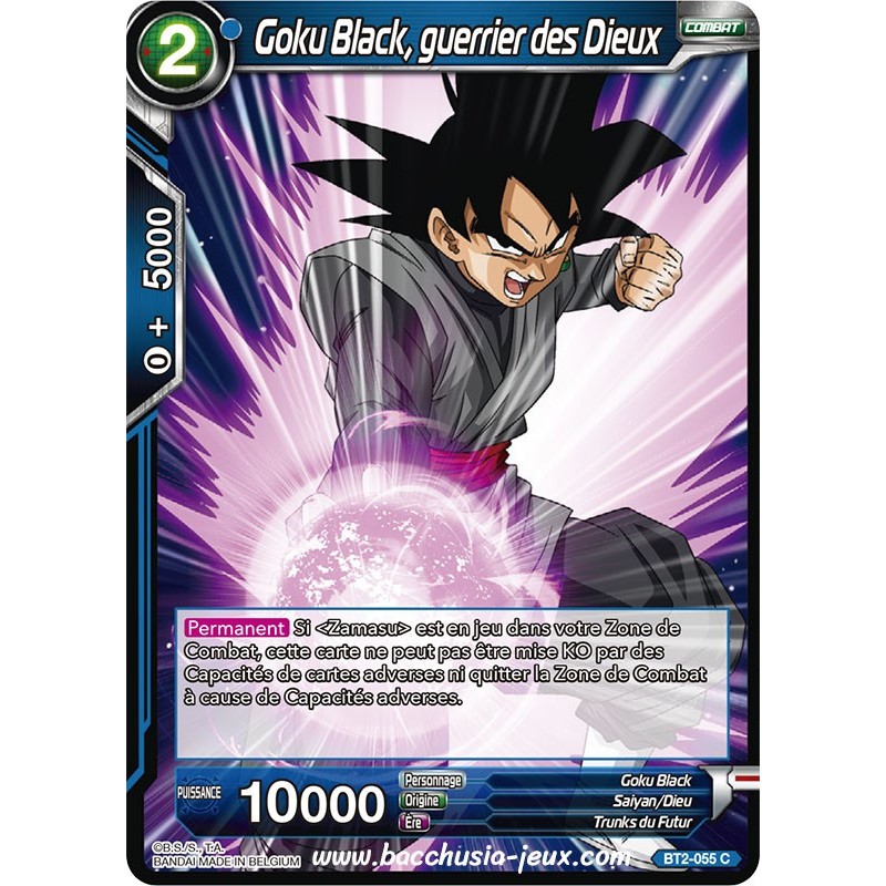 Goku Black, guerrier des Dieux BT2_055 C / Dragon Ball Super, Série B02 : Union Force
