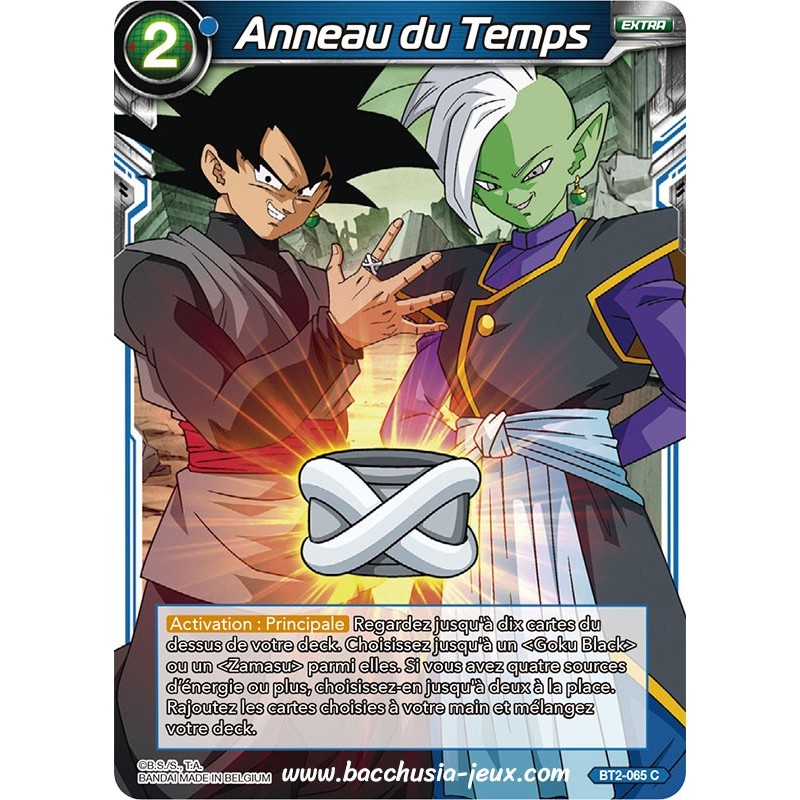 Anneau du temps BT2_065 C / Dragon Ball Super, Série B02 : Union Force Anneau du temps BT2_065 C / Dragon Ball Super, Série B02 : Union Force