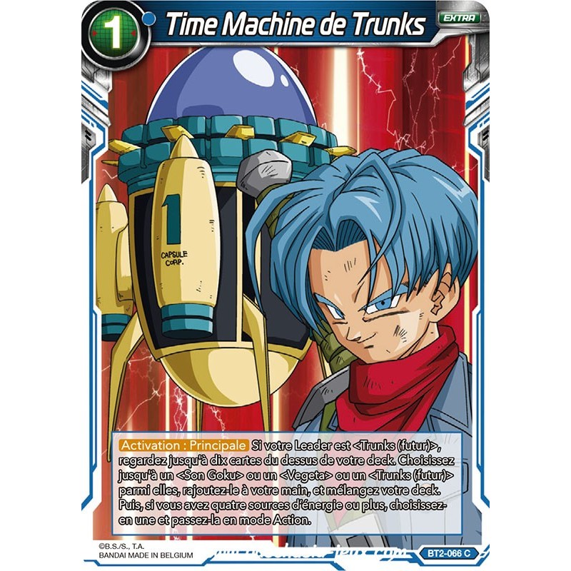 Time Machine de Trunks BT2_066 C / Dragon Ball Super, Série B02 : Union Force Time Machine de Trunks BT2_066 C / Dragon Ball Super, Série B02 : Union Force