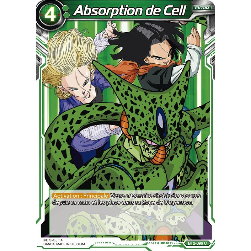 Absorption de Cell BT2_096 C / Dragon Ball Super, Série B02 : Union Force Absorption de Cell BT2_096 C / Dragon Ball Super, Série B02 : Union Force