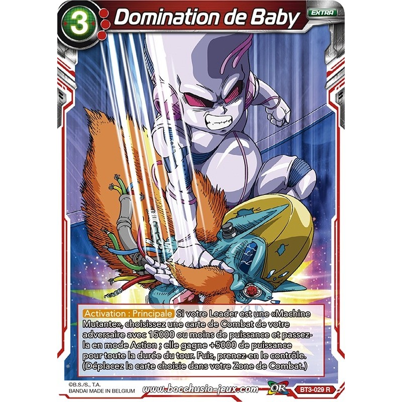 Domination de Baby BT3-029 R / Dragon Ball Super, Série 03 : Les mondes croisés Domination de Baby BT3-029 R / Dragon Ball Super, Série 03 : Les mondes croisés