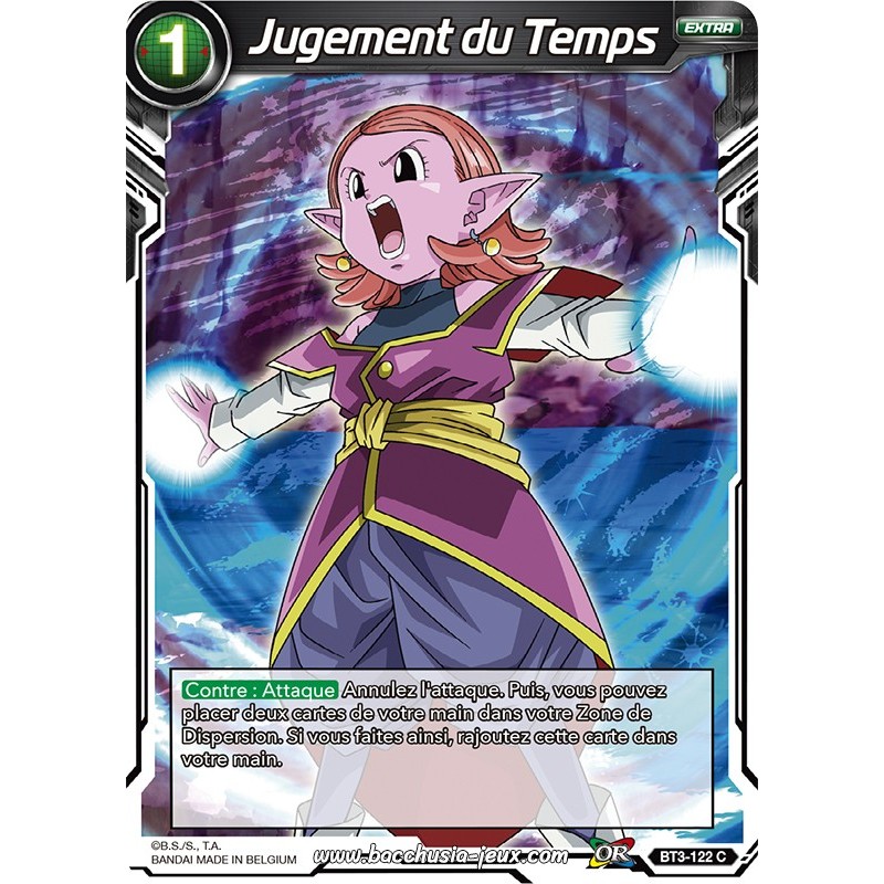 Jugement du Temps BT3-122 C / Dragon Ball Super, Série 03 : Les mondes croisés Jugement du Temps BT3-122 C / Dragon Ball Super, Série 03 : Les mondes croisés