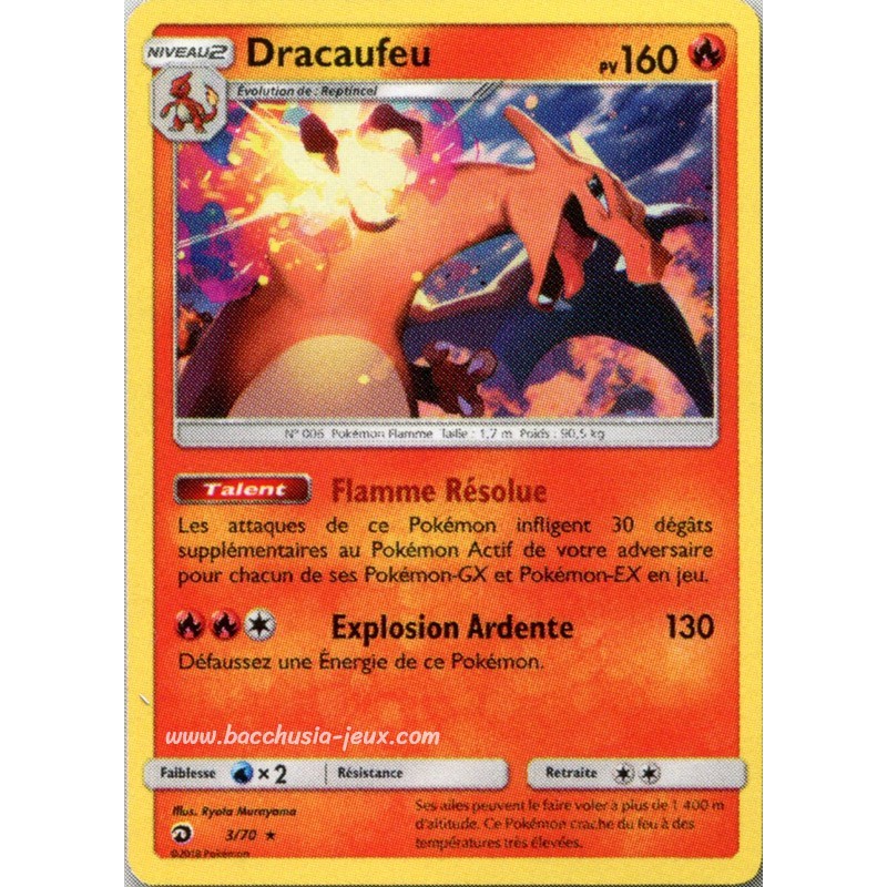 Dracaufeu SL7.5 3/70 (Pokemon)