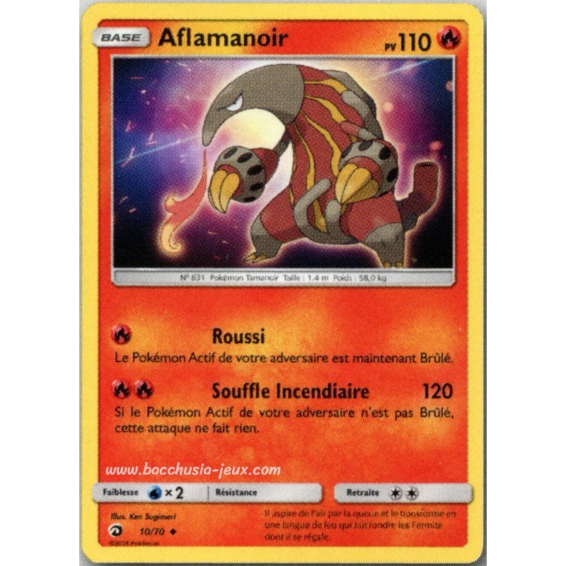 Aflamanoir Reverse SL7.5 10/70 (Pokemon)