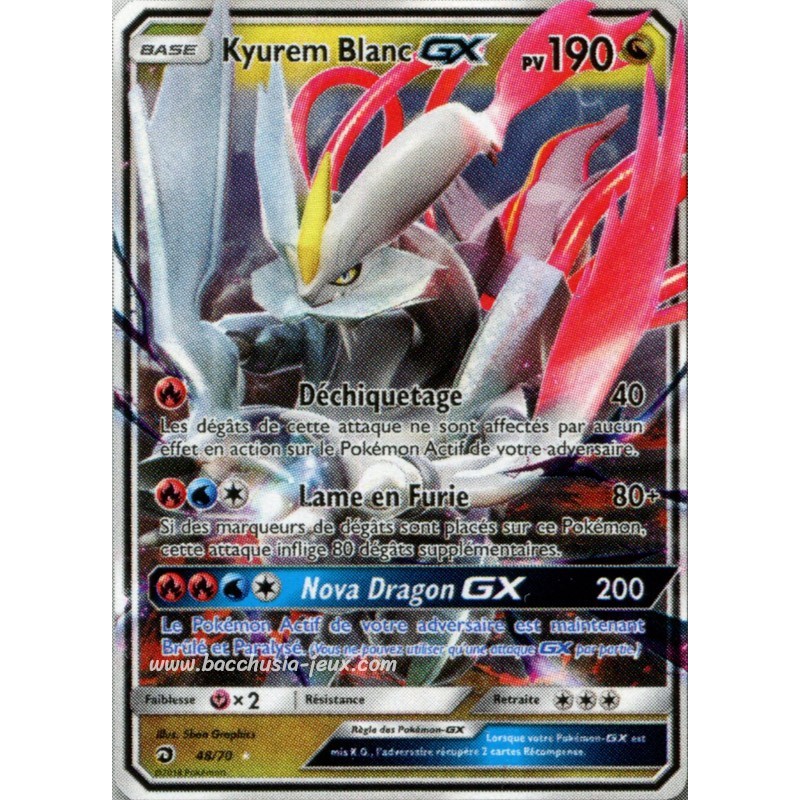 Kyurem Blanc-GX SL7.5 48/70 (Pokemon)