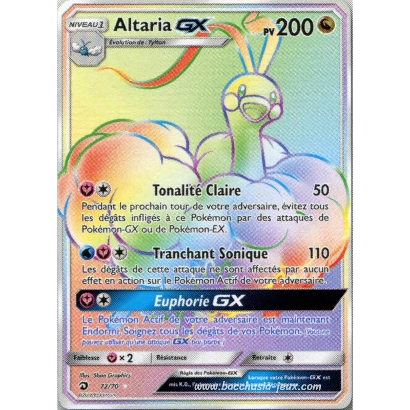 Altaria-GX Secrete SL7.5 72/70 (Pokemon)