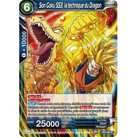 BT4-025 R Son Goku SS3, la technique du Dragon