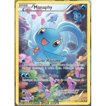 Carte Manaphy Collection pokémon fabuleux