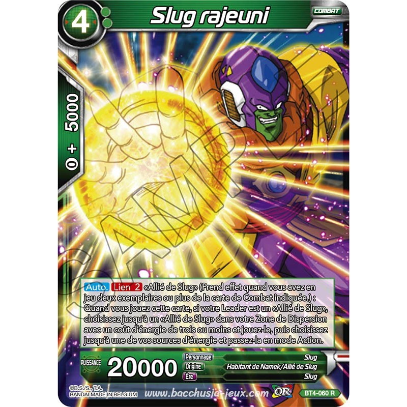 BT4-060 R Slug rajeuni / Dragon Ball Super, Série 04 : Colossal Warfare BT4-060 R Slug rajeuni / Dragon Ball Super, Série 04 : Colossal Warfare