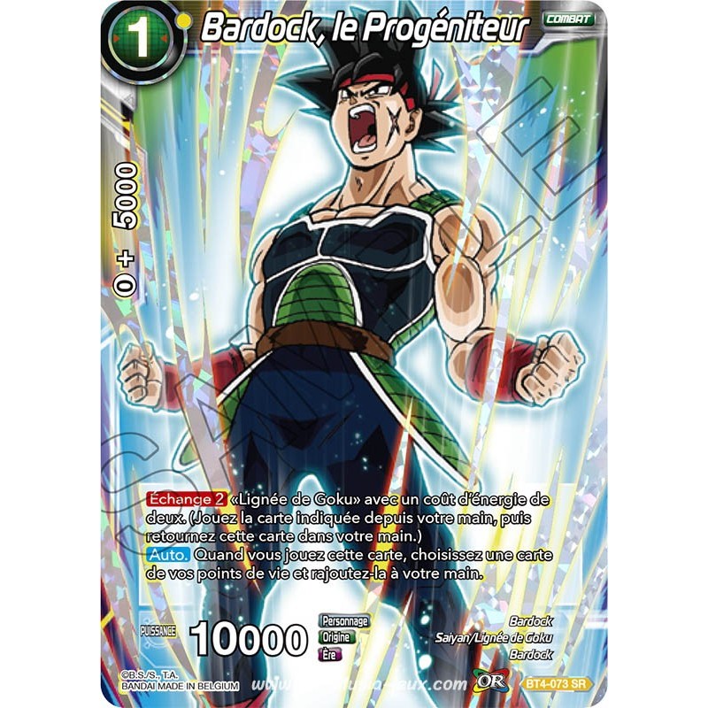 BT4-073 SR Bardock, le Progéniteur / Dragon Ball Super, Série 04 : Colossal Warfare