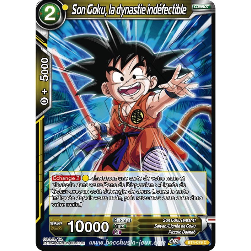 BT4-079 C Son Goku, la dynastie indéfectible / Dragon Ball Super, Série 04 : Colossal Warfare