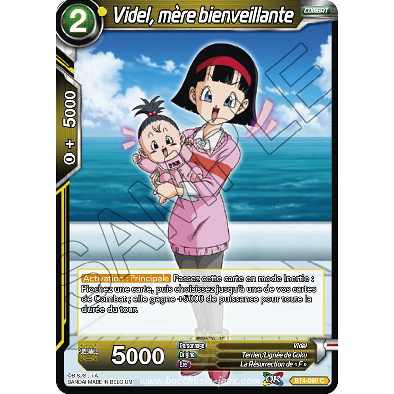 BT4-090 C Videl, mère bienveillante / Dragon Ball Super, Série 04 : Colossal Warfare BT4-090 C Videl, mère bienveillante / Dragon Ball Super, Série 04 : Colossal Warfare