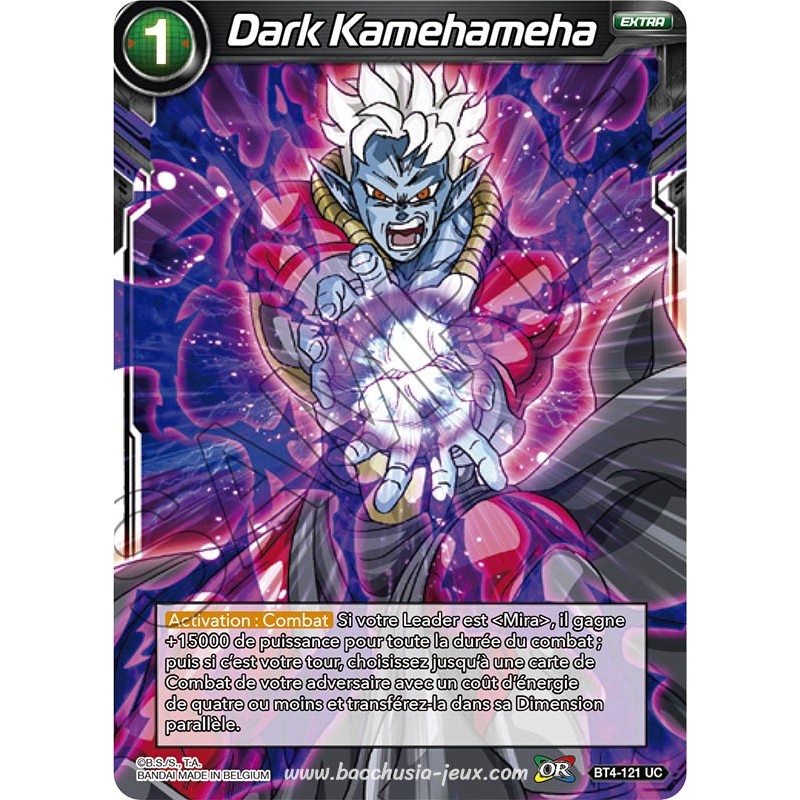 BT4-121 UC Dark Kamehameha / Dragon Ball Super, Série 04 : Colossal Warfare BT4-121 UC Dark Kamehameha / Dragon Ball Super, Série 04 : Colossal Warfare